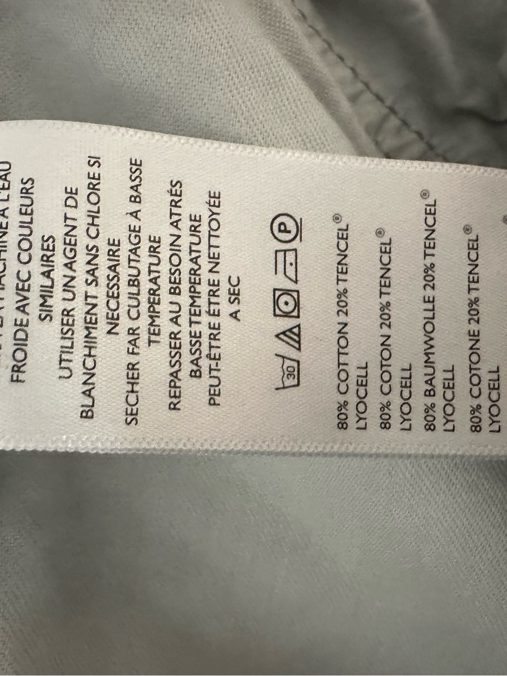 Pilcro • Parachute Curve Barrel Pants in Blue/Gray - Picture 10 of 10